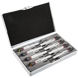 Facom AE.J1 – Box of 8 Screwdrivers Micro-Tech 6 Slot and 2 Phillips Head.