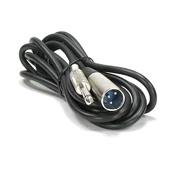SF Cable, 10ft XLR 3P Male 1/4" Mono Microphone Cable
