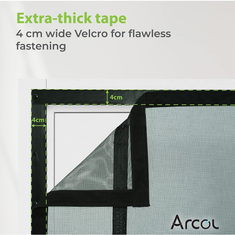 ARCOL Magnetic Fly Screen for Door - Fly Screen for