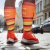 Beinayin Turkey Trot Socks Thanksgiving Running Gear Funny Turkey Socks