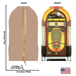 Cardboard People Wurlitzer Jukebox Life Size Cardboard Cutout Standup