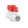 sourcing map 20mm PVC Ball Valve for Water Supply Pipe,