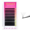 TDANCE Cashmere Easy Fan Lash Extensions Matte Black Mega Volume
