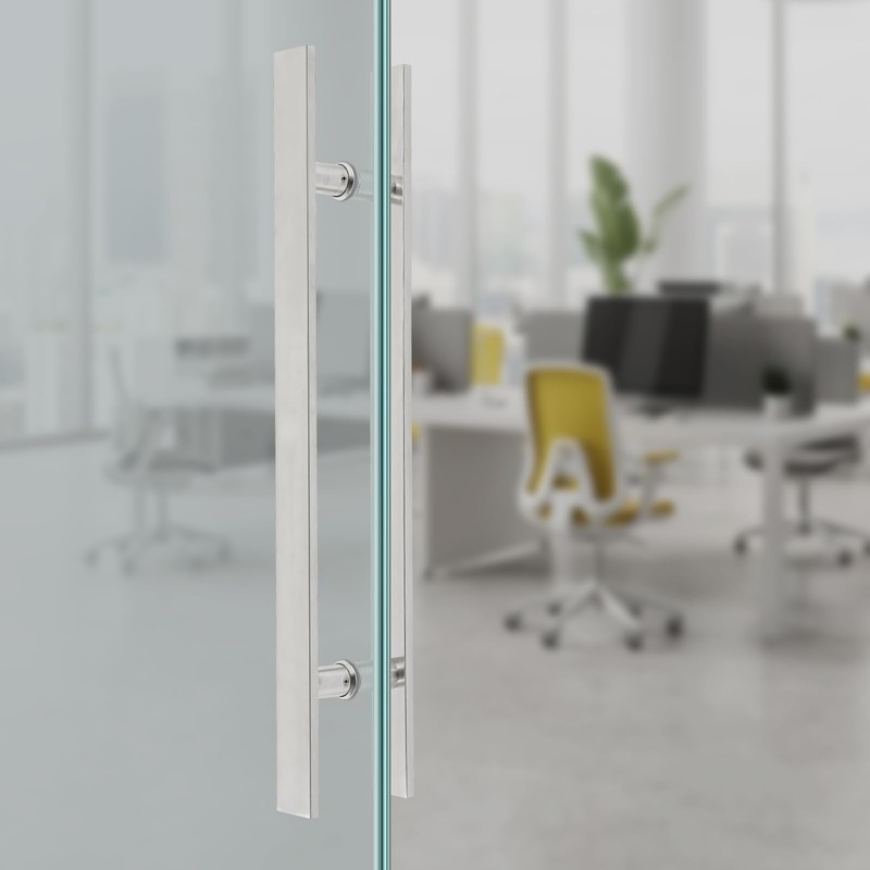 TFCFL 24 Inch Push Pull Door Handle, Long Double-Sided H
