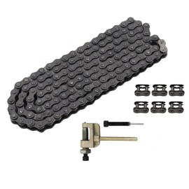 #35 Chain 140L Links with Chain Breaker for Predator 212 79cc 97cc 100cc CT100U Trail CK100 Baja Doodle Bug DB30 Motovox MBX10 MBX11 Mini Bike Go Kart Powersports Parts