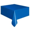 Royal Blue Dots Rectangular Plastic Table Cover (54" x 108")
