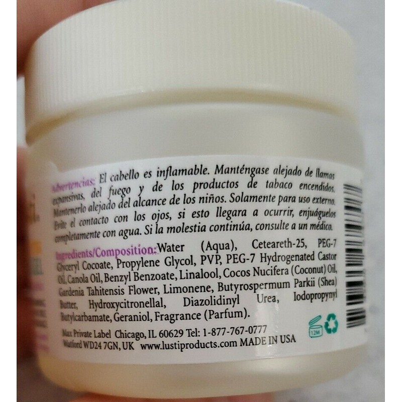 Lusti Shea Butter 2.4oz EDGE GEL Monoi Oil & Shea