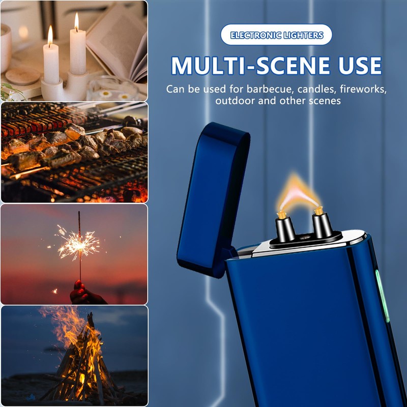 SKRFIRE Electric Arc Lighter – Windproof USB Rechargeable Plasma Torch