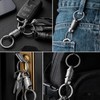 [TISUR] Titanium Key Ring 360° Swivel Connector Breakaway Quick Release