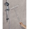 WENKO Shower Squeegee, Multi Purpose Squeegee for Window, Glass Door,