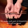 Luxury Japanese Chopsticks – Macaranduba, Hand-Carved Heptagonal Rikyu Style, Durable