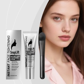 Perfection Eye Tightener Instant Firming Primer Gentle Skin Care Moisturizing Eye Tightener Cream with Brush, No-Filter Firming Primer, Instant Firm-ing Formula for Fine Lines and Wrinkles (Sliver, 1)
