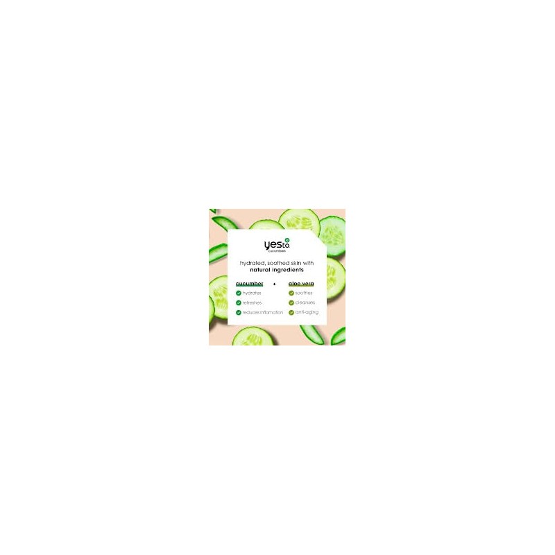Yes To Face Wipes for Women and Men, Sensitive Facial