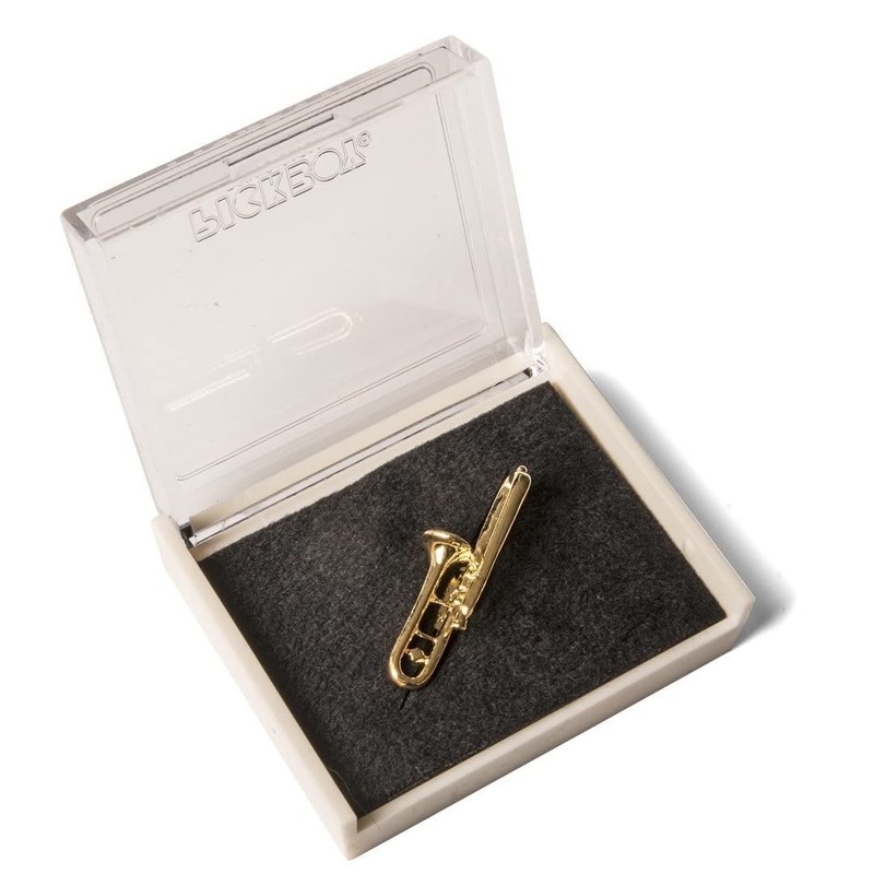 GEWA Unisex Trombone Brooch Pin Gold Tone 980035