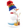 Kuhnert Ore Mountains Wood Art Incense Burner, Incense Figurine, Snowman,