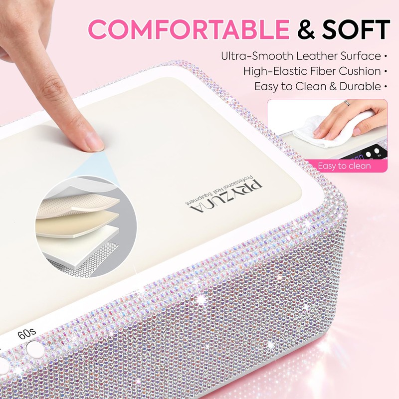 UV LED Nail Lamp, 120W UV Light for Gel Nails