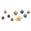 Kurt Adler 50-70MM Noble Gems Planet Solar System 9-Piece Set