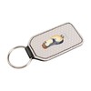 Mr. & Mrs. Panda Rectangular Keyring "Wenn Papa es nicht