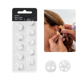 10 Hearing Aid Domes, 8 mm, Compatible with Oticon RIC Models