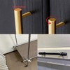 UtySty 8 Pack Cabinet Pulls Matte Black End Caps Baby