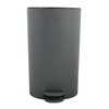 MSV Pedal bin Osaki 3l in Anthracite, Stainless-Steel 3 Litre