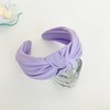 metulip 2Pcs Knotted Headbands for Women Purple Headband Boho Headband