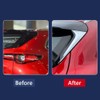 JIEOSDIN Car Accessories Rear Spoiler Wing Side Beveled Window Cover