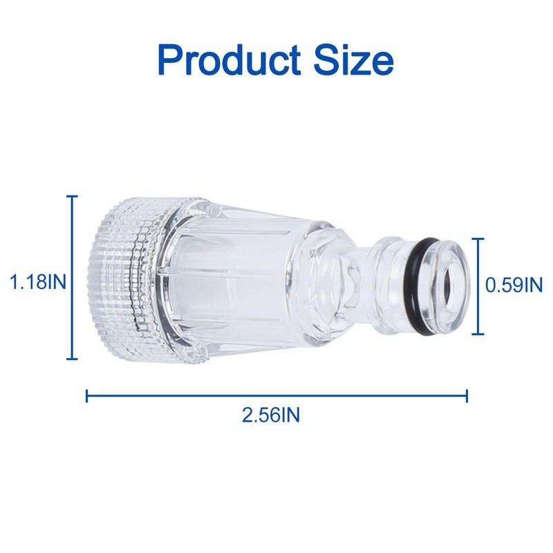 6 Pack Pressure Washer Garden Hose Adapter 3/4 Inch Pressure