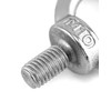 QWORK® Pack of 4 M10 Eye Bolts - 200 kg