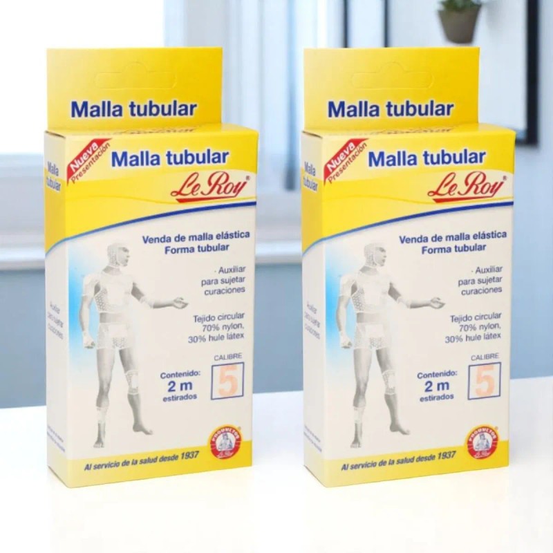 Malla Tubular Elástica Leroy Calibre 5 De 2 M Estirados