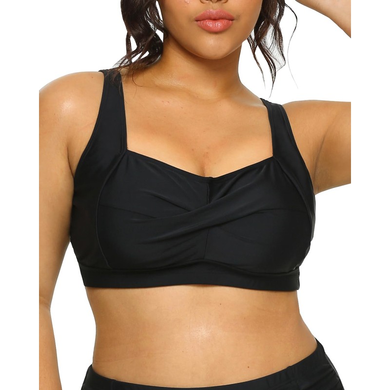 Daci - Parte superior de bikini push-up para mujer, talla