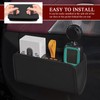 Hovom Car Trash Can, Leather Waterproof Automotive Garbage Can with