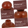 CIYODO Gourd-shaped Creative Toothpick Holder No-wax Wooden Toothpick Dispenser for