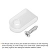 QUARKZMAN U Type Cable Clip Wire Clamp, 3.3 mm 0.13