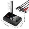 Bluetooth 5.3 Audio Receiver for Home Stereo, Wireless Adapter with