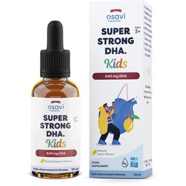 Osavi Super Strong DHA Kids, 640mg DHA (Lemon) - 50 ml.