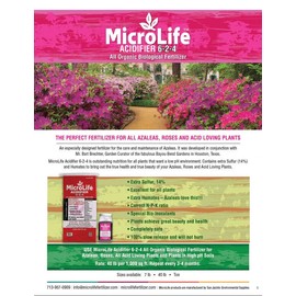 MicroLife Acidifier Professional Grade Granular Organic Fertilizer for Clay Soil