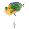 NOENNULL Largemouth Fish Mailbox Large Metal Mail Box Fish Shape