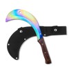 WICING 13-Inch Weeding Sickle, Machete for Yard Work, Full Tang