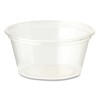 World Centric® PLA Cold Cups, Soufflé, 2 Oz, Clear, Carton