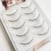 D-ONE Natural False Eyelashes, 5 Pairs (A03 No Makeup Casual