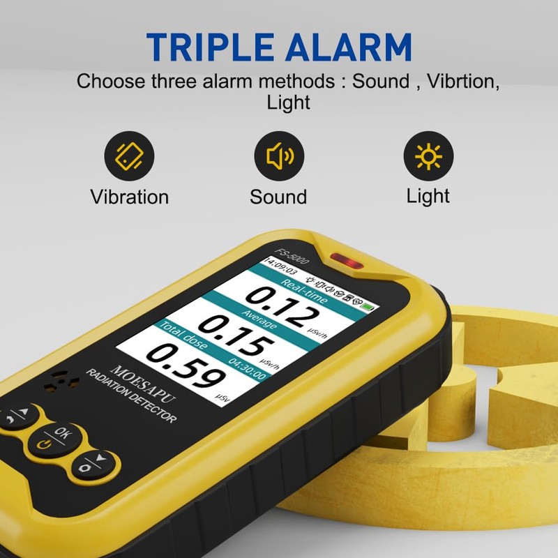 Geiger Counter with J321 GM Tube, Nuclear Radiation Detector with