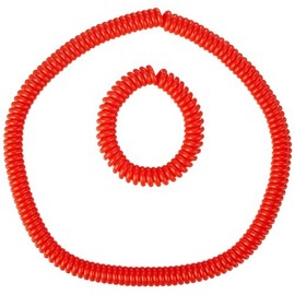 Abilitations "Chew"lery Chewable Necklace and Bracelet, Orange, Set of 2