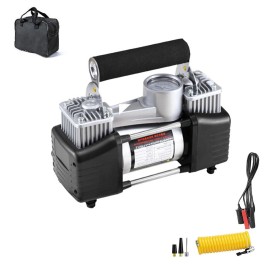 Unbranded Portable Car Air Compressor - 1 Dual Cylinder, For Tire Inflation & Road Trips