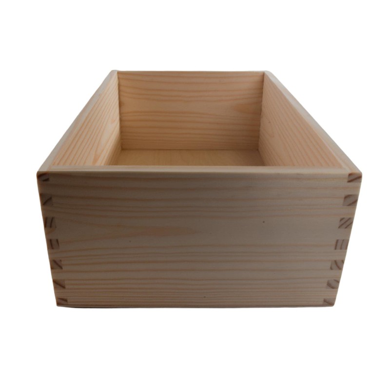 Rectangular Wooden Open Display Presentation Box | 30 x 20