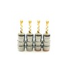 ONKODO BP-208BG 24K Gold Plated Banana Plugs (Beryllium Copper) (Set