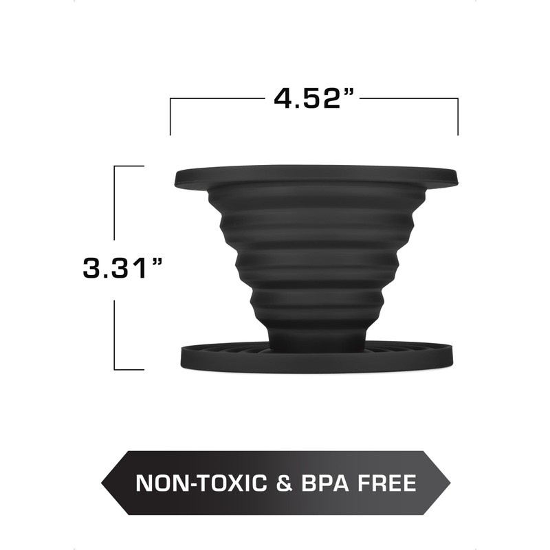 COLETTI Sierra Camping Pour Over Coffee Dripper — Collapsible Pour