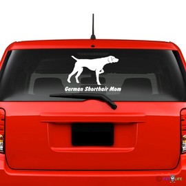 Mister Petlife German Shorthaired Pointer Mom Windshield Sticker Vinyl Auto Window GSP dk