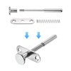 uxcell Plunger Latches, 7x45mm/0.24x3.35inch Steel Spring-Loaded Bolt Plunger Latch for