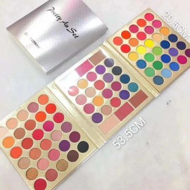 Paleta De Sombras Ojos Brillante Profesional Kit 86 Colores